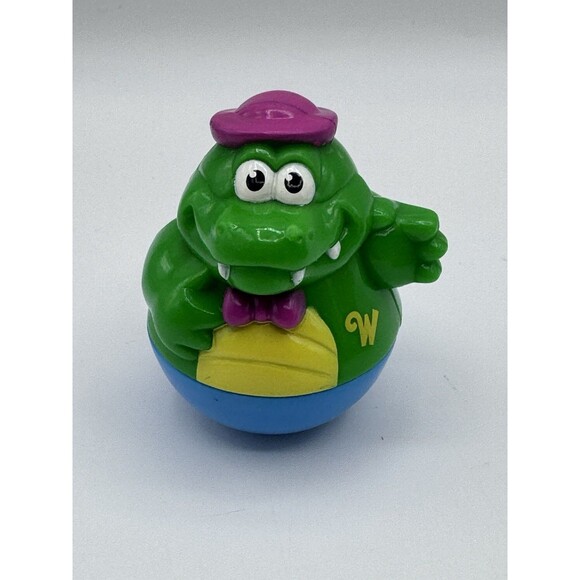 Vintage Weeebles Lot Of 6 Toy Figures Dog, Pig, Cow(s) Penguin Alligator - Picture 11 of 14